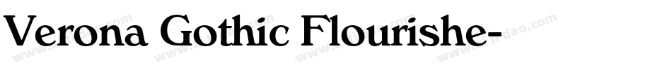 Verona Gothic Flourishe字体转换